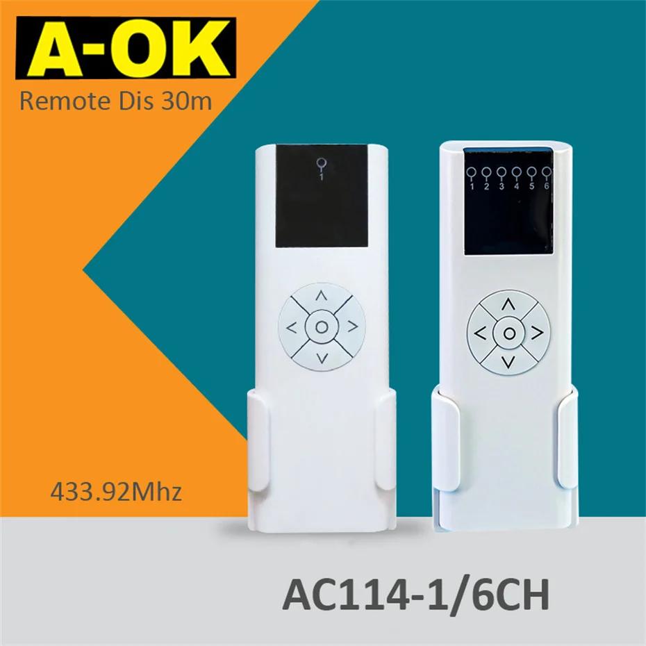 A-OK ڵ  ۽ű , A-OK RF433 Ŀư ,  , A-OK RF433 ̹, AC114-1, 6CH